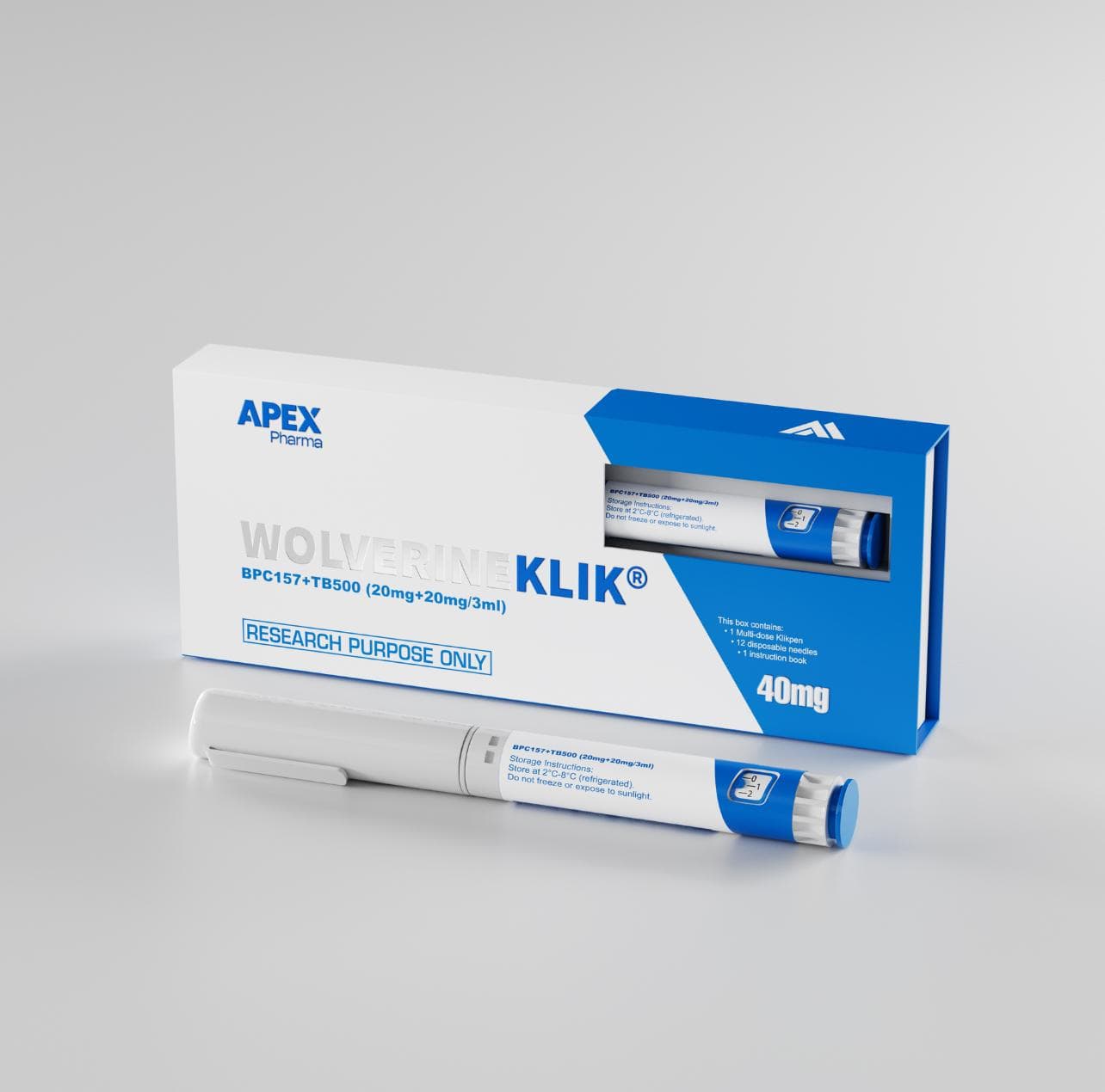Wolverine stack (bpc-157 + tb500) 40mg